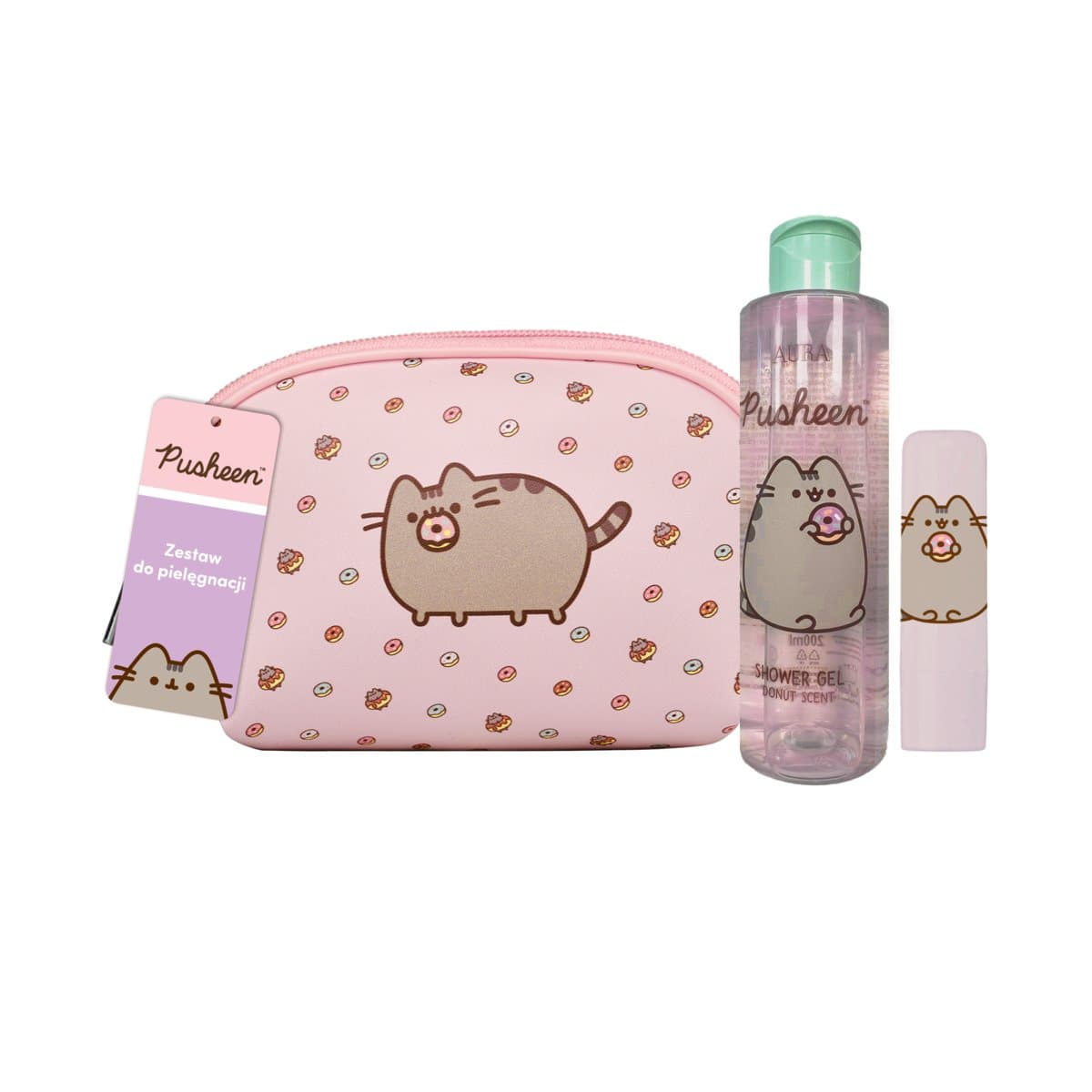 Pusheen Zestaw Pielęgnacyjny z Kosmetyczką Donuts
