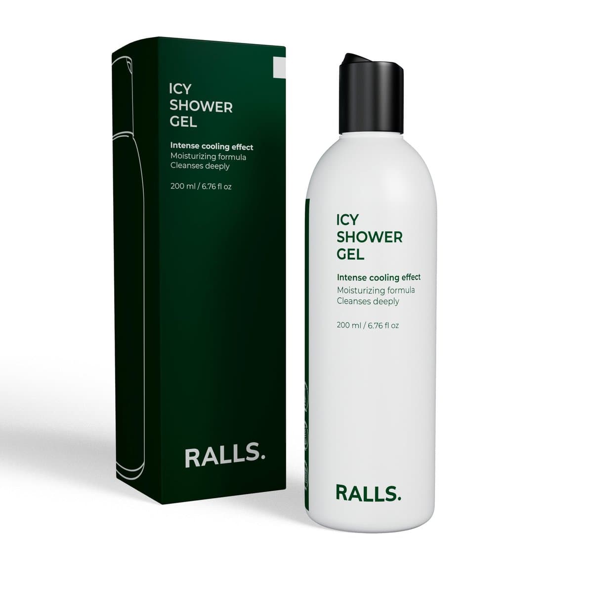 Ralls, Icy Shower Gel, Chłodzący żel pod prysznic, 200ml