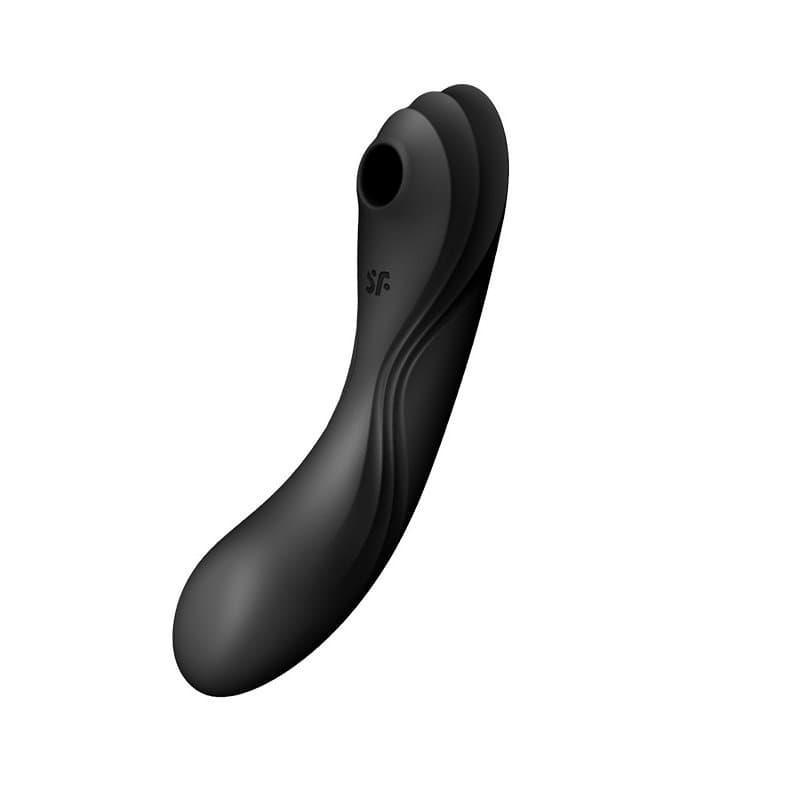 Satisfyer, Curvy Trinity 4 stymulator z wibracjami Black