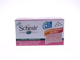 Schesir Kot 6X50G Multipak Kura+Szynka