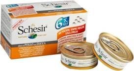 Schesir Kot Puszka 6x50g Kura Dynia Multipak