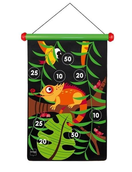 Rzutki magnetyczne Kameleon, gra zręcznościowa, Scratch