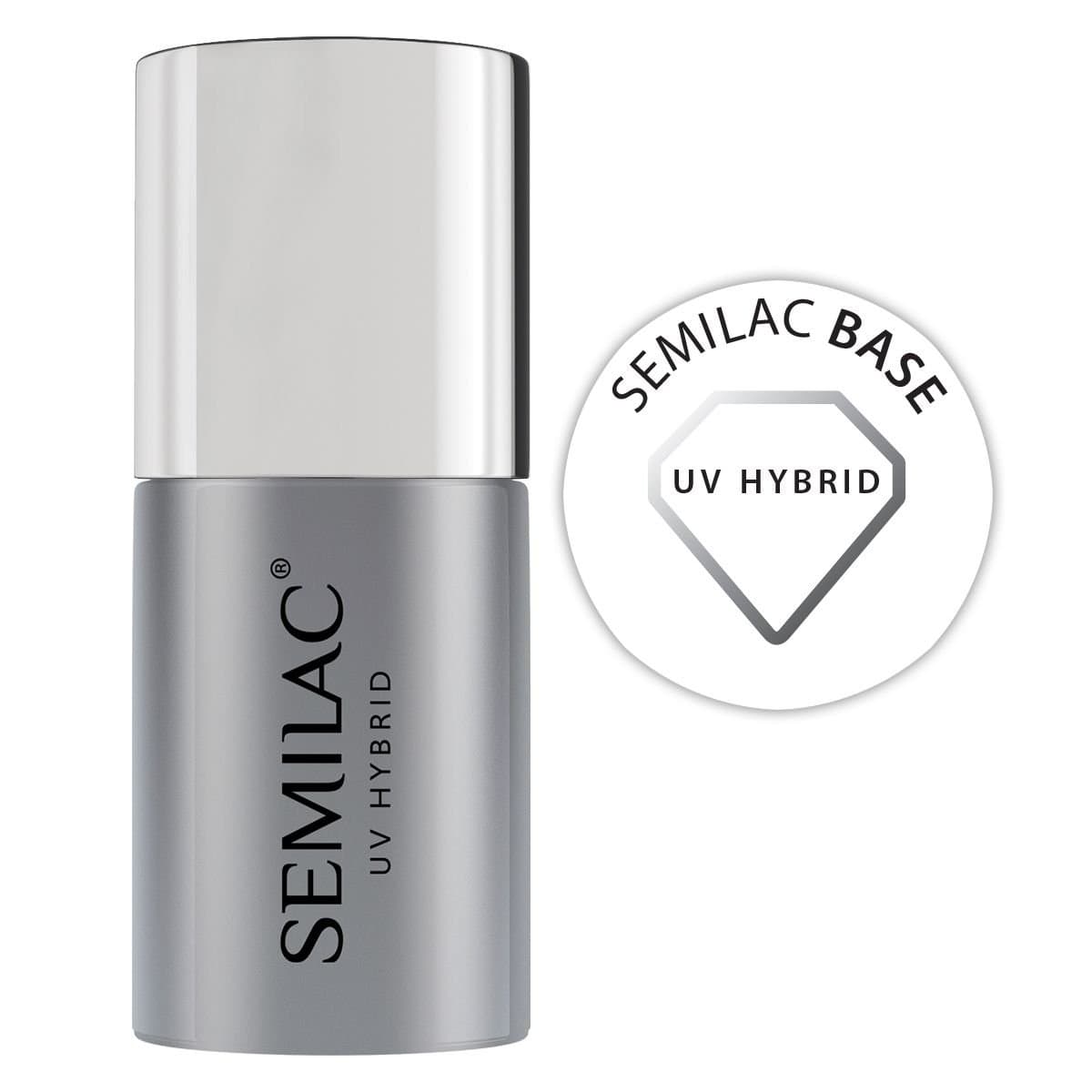 Semilac, UV Hybrid, baza do lakieru hybrydowego, 7 ml