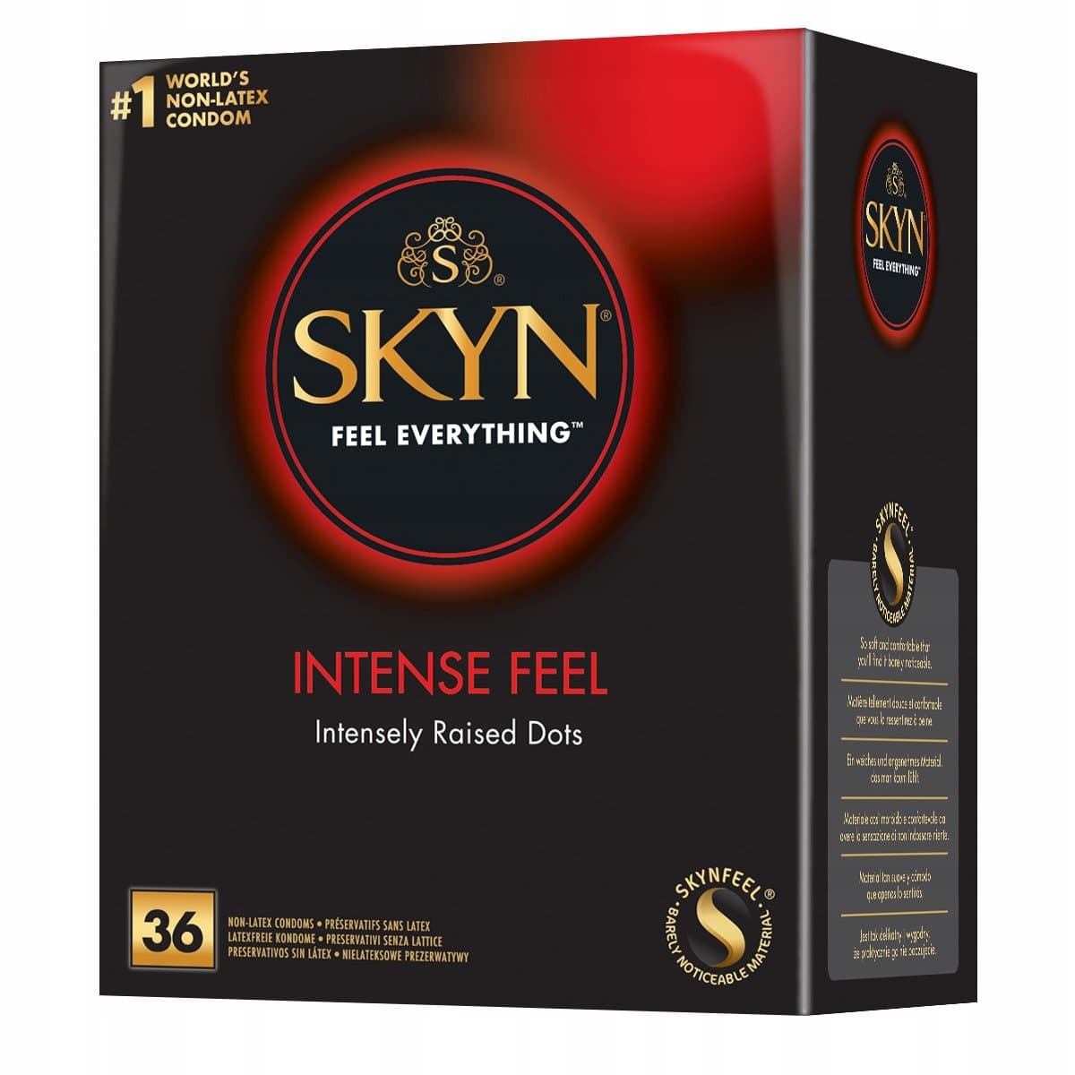 Skyn Intense Feel, Prezerwatywy, 36 Szt., Box