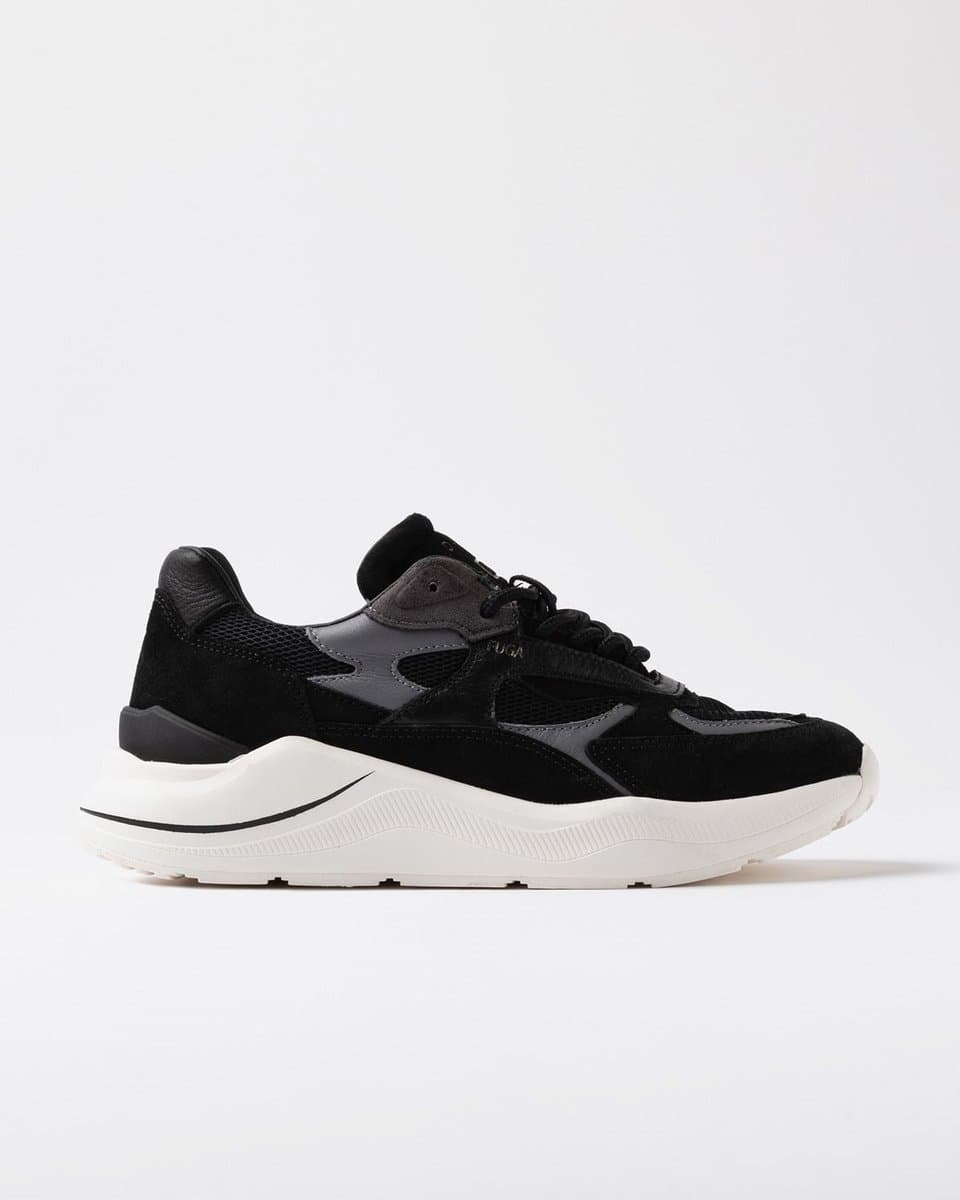 sneakers donna date w431-fg-me-bk fuga mesh black