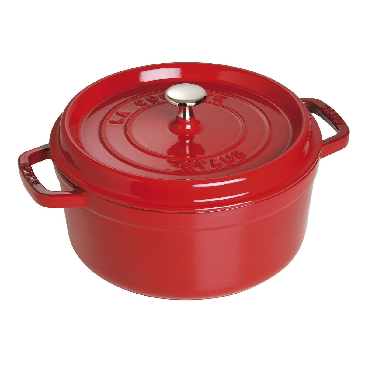 Staub, Garnek żeliwny okrągły 3.8 l, Czerwony