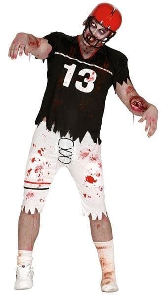 Strój dla dorosłych, zombie gracz rugby, rozmiar M