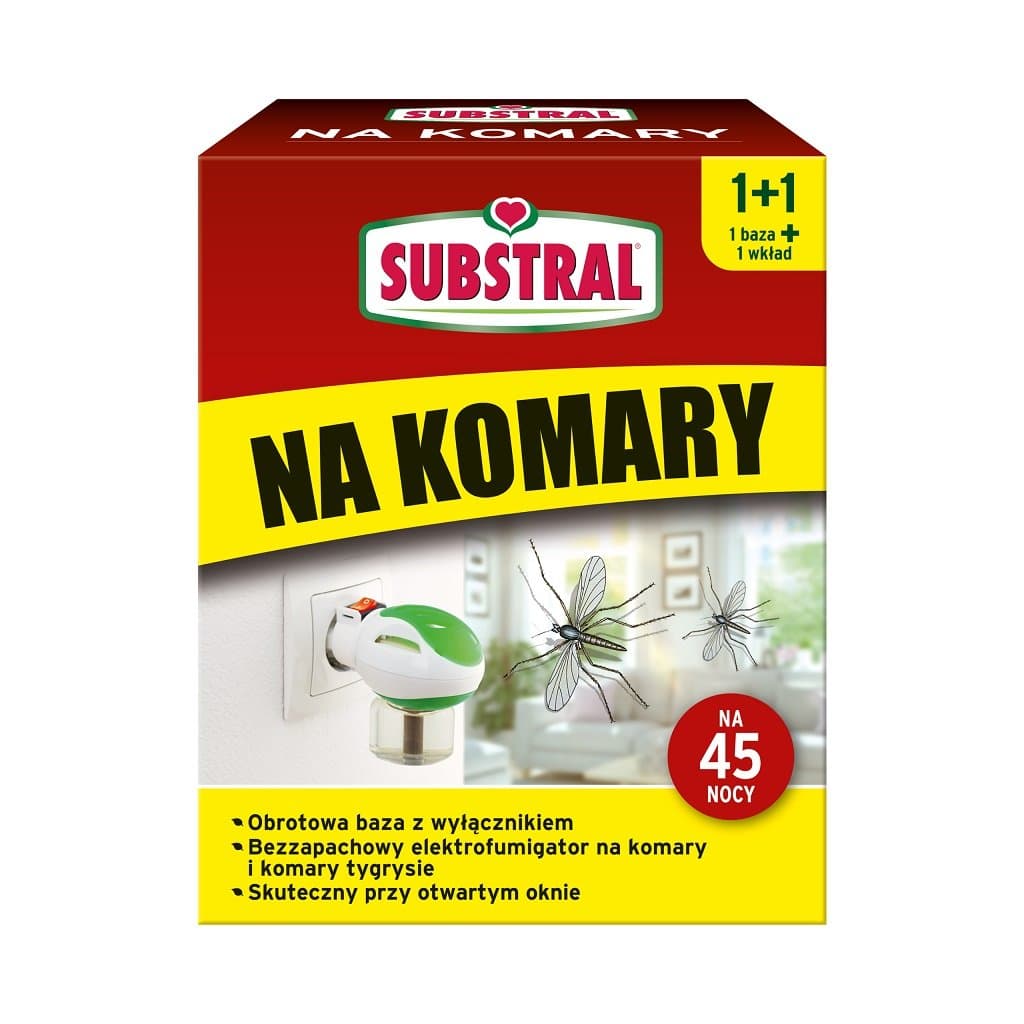 SUBSTRAL Elektrofumigator na komary 1szt