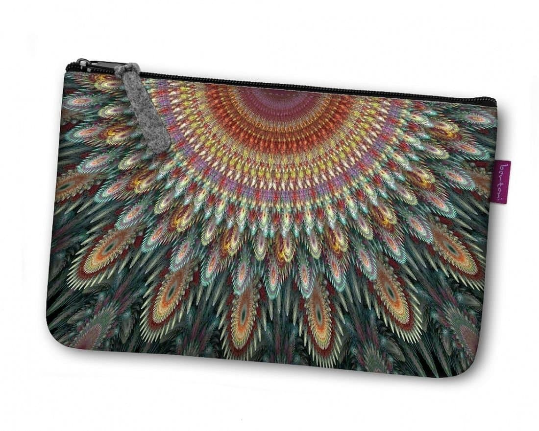 Kosmetyczka Filcowa Pocket Kalejdoskop 24×15 cm – Stylowa, Wygodna i z Nadrukiem | Bertoni