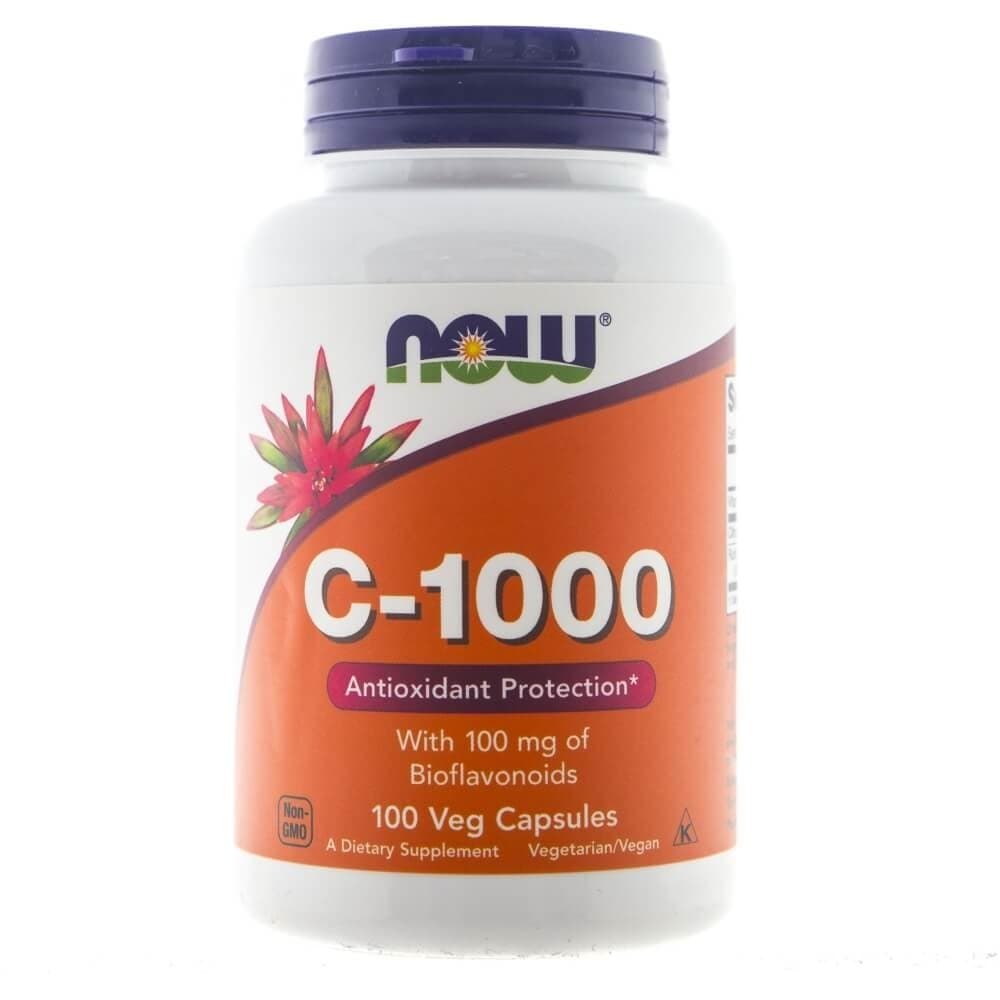 Suplement diety Witamina C (C-1000) NOW FOODS, 100 kapsułek