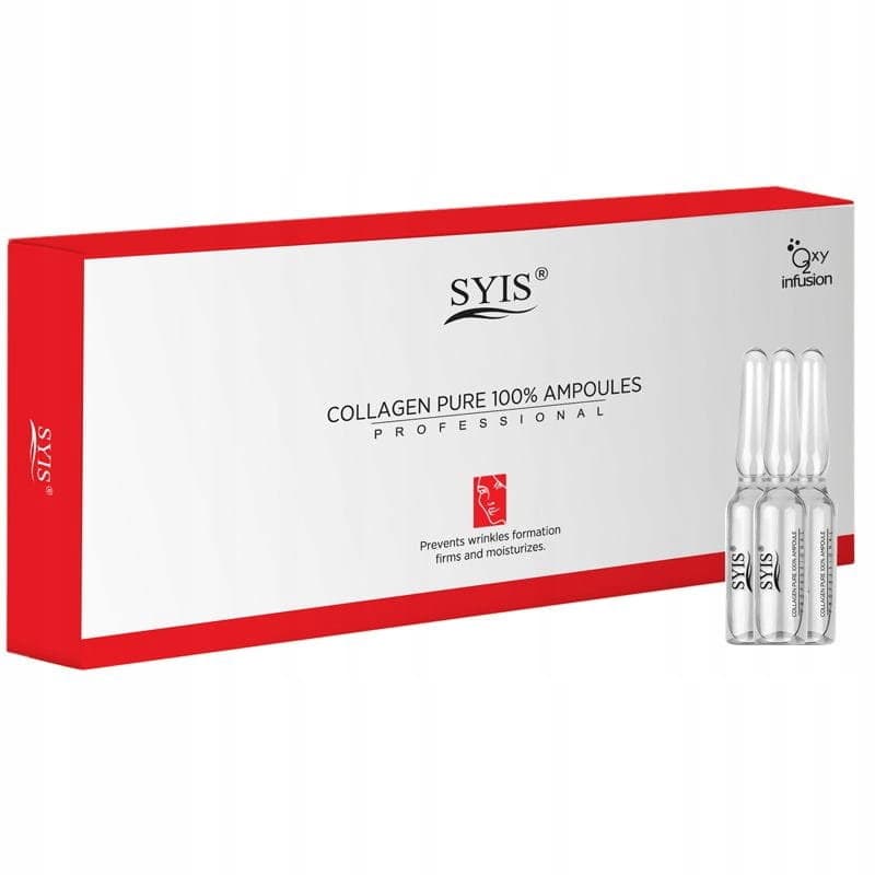 Syis ampułki do cery dojrzałej pure collagen 100% 10 x 3ml