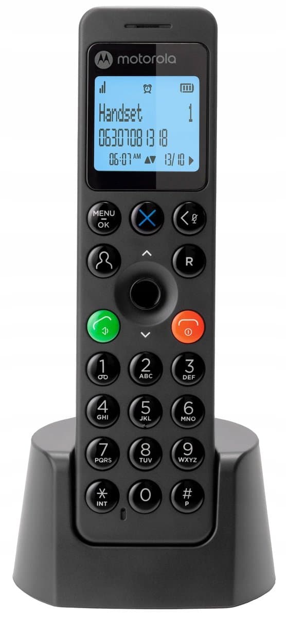 Telefon bezprzewodowy MOTOROLA DOT201 DECT Czarny