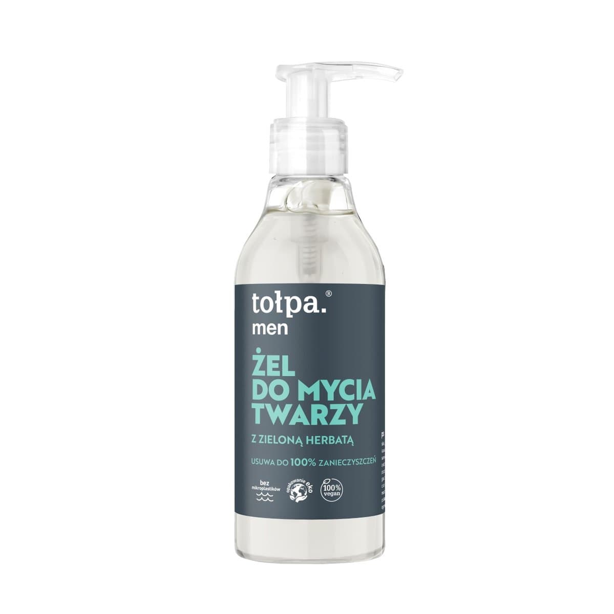 Tołpa, men, żel do mycia twarzy z zieloną herbatą, 195 ml