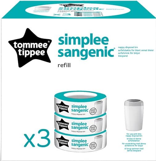 Tommee Tippee, Wymienny wkład Sangenic Simplee, 3 szt.