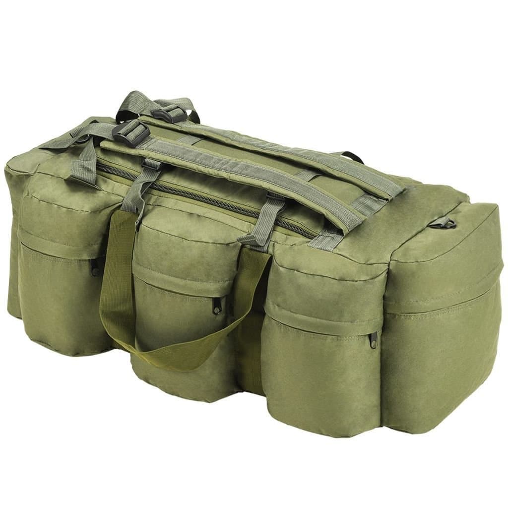 Torba wojskowa, worek w stylu militarnym, 85 L, oliwkowa