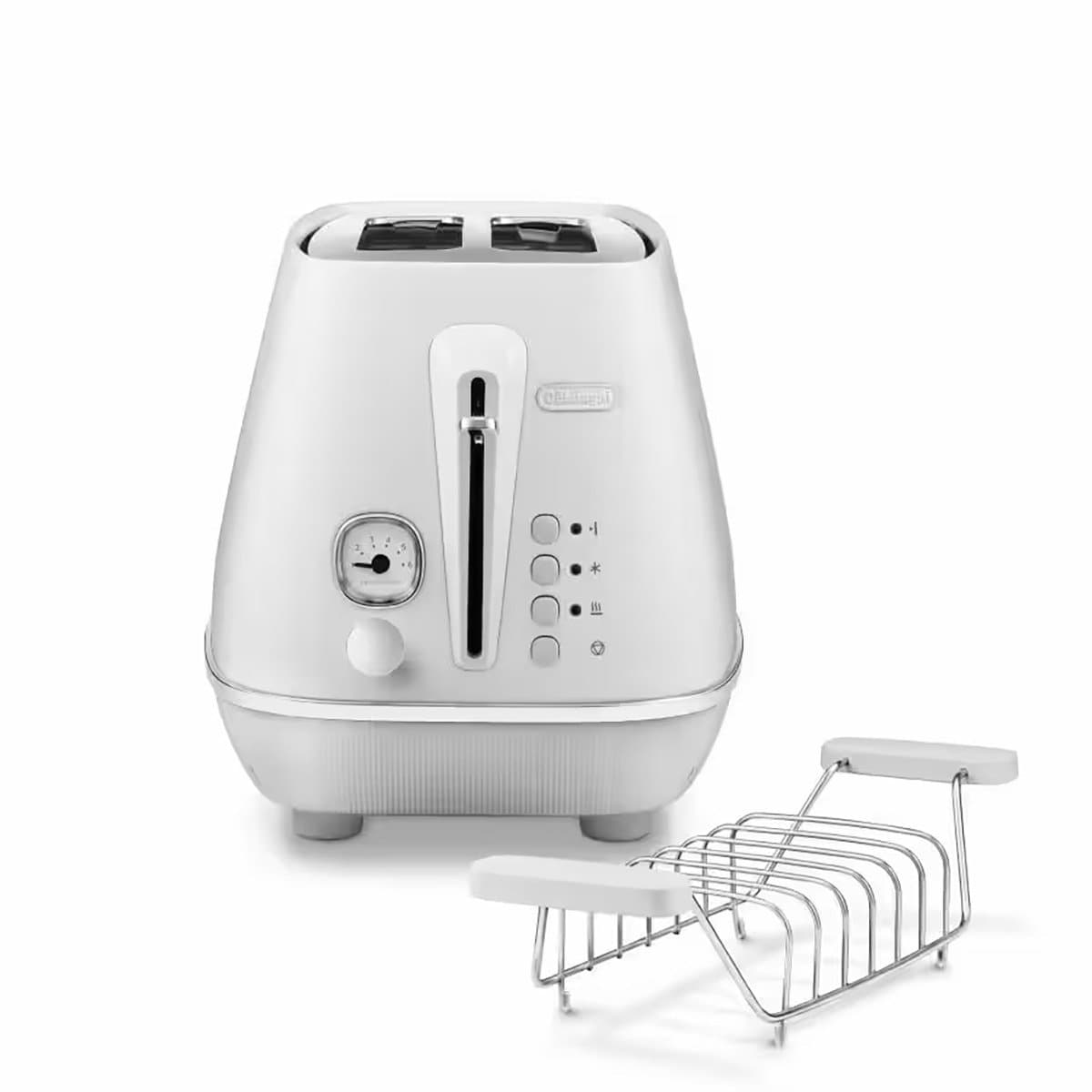 Toster ICONA CAPITALS srebrny 900 W 18,5x32x20,5 cm