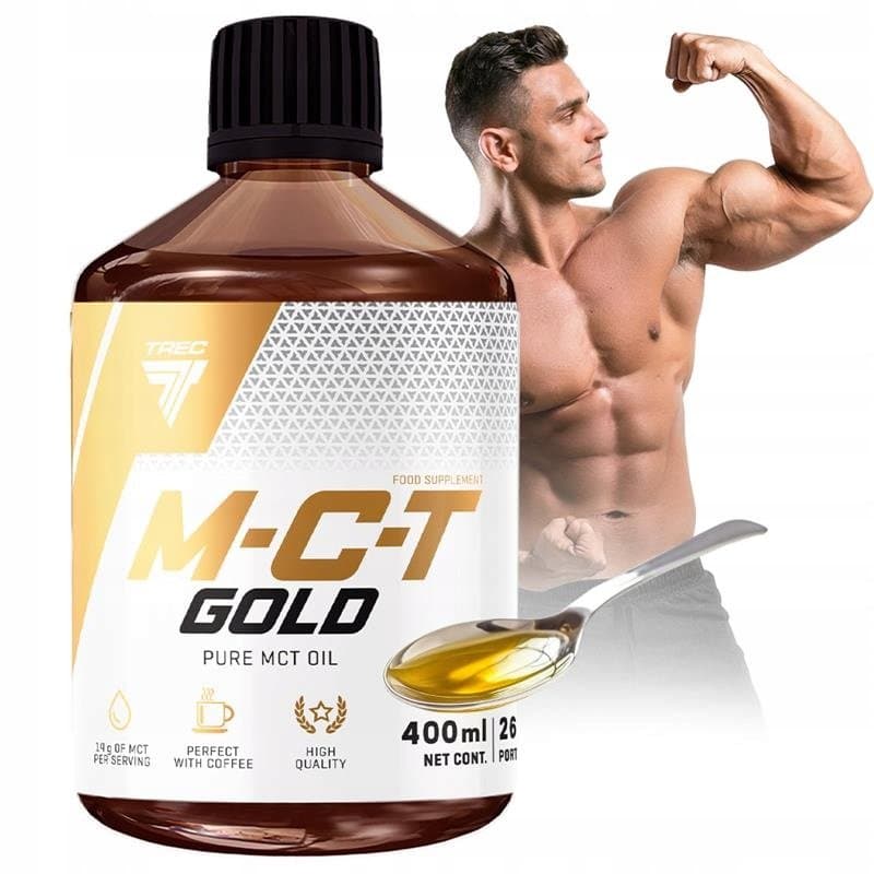Trec Olej Mct Gold 400 Ml Wspomaga Spalanie Tłuszczu