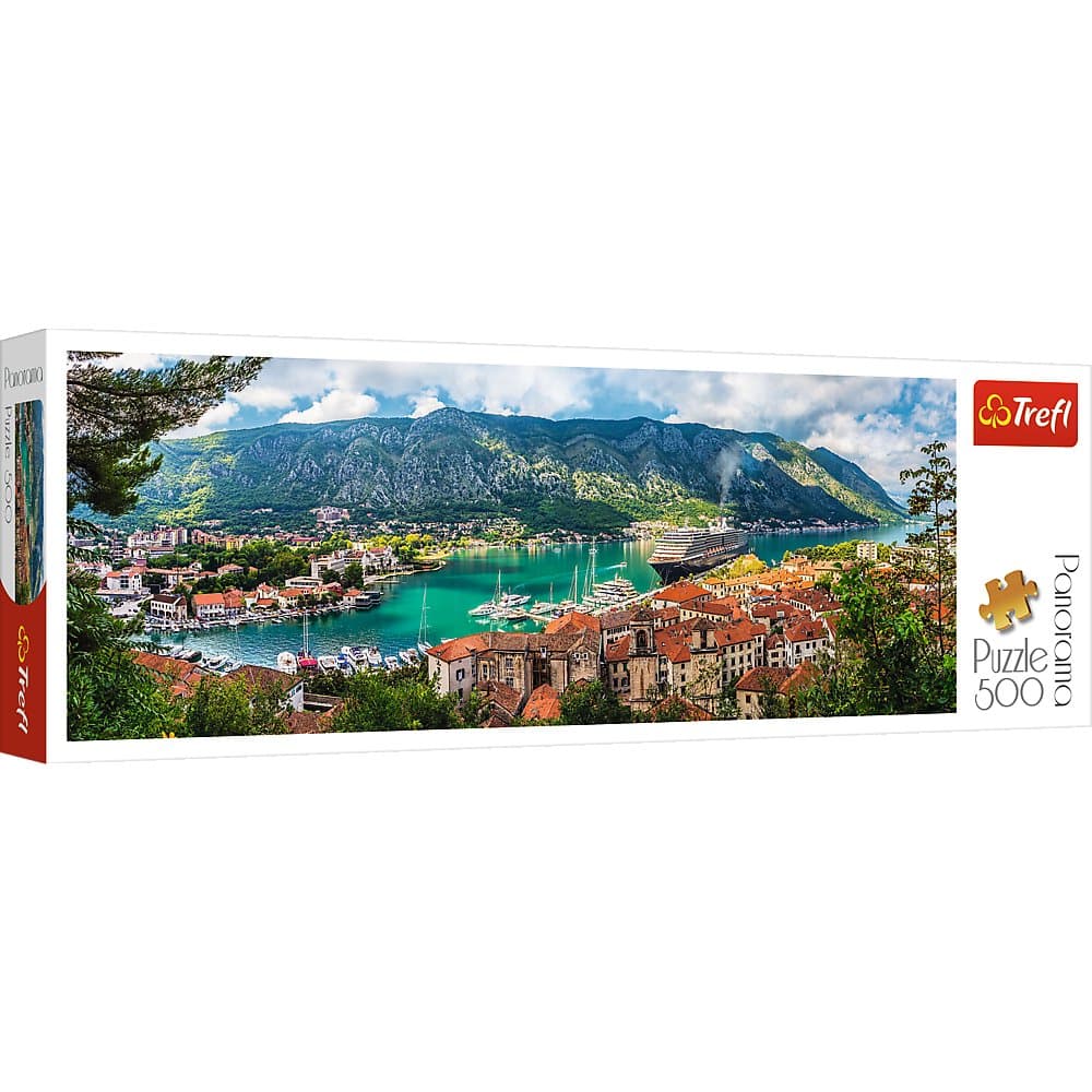 Trefl, puzzle, panoramiczne, Kotor Czarnogóra, 500 el.