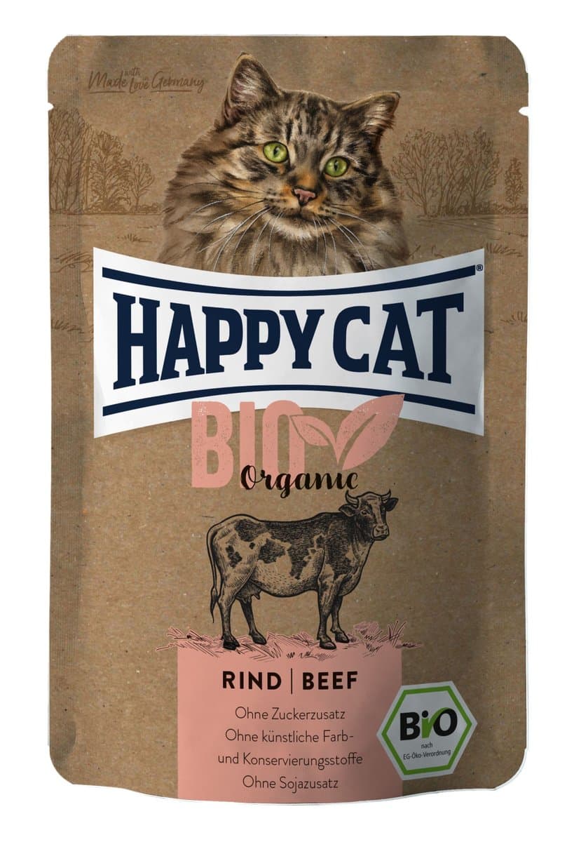 Happy Cat Bio Wołowina 85g