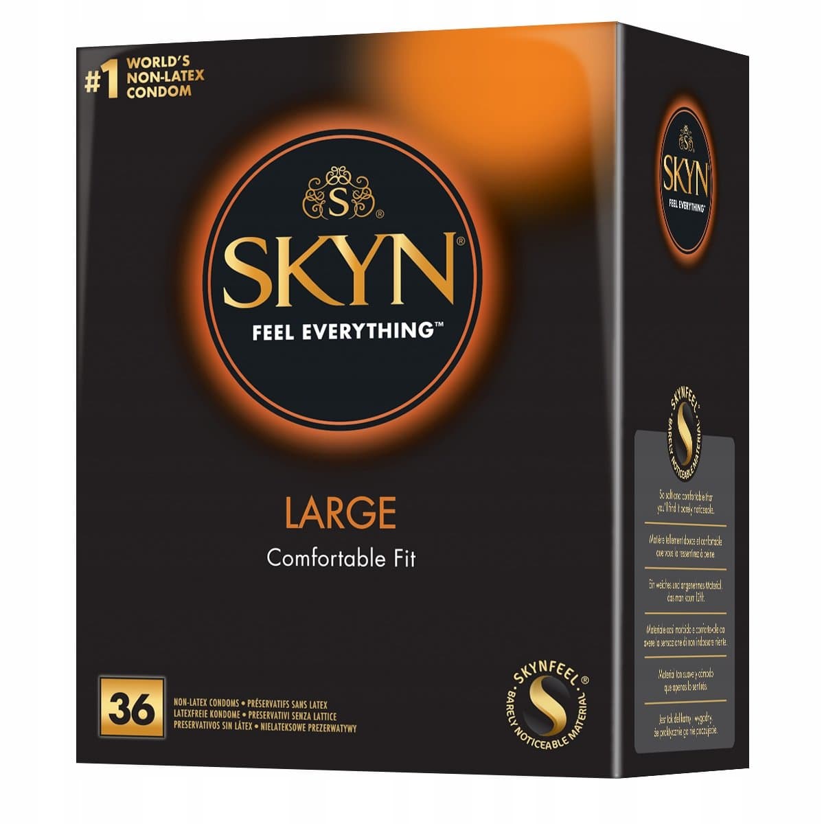 Unimil, Skyn Large, Prezerwatywy, 36 Szt., Bez Lateksu