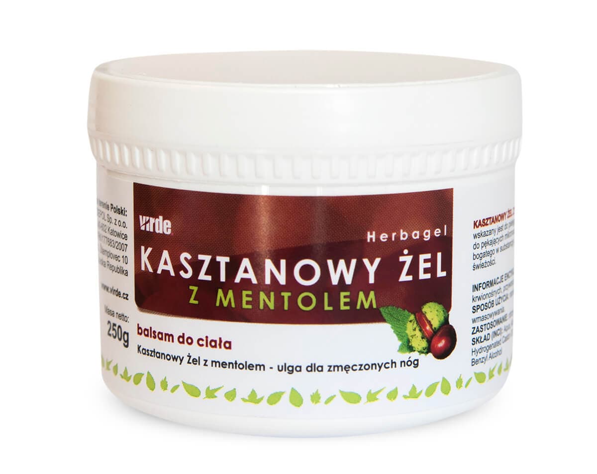 Virde, żel kasztanowy z mentolem, 250 ml
