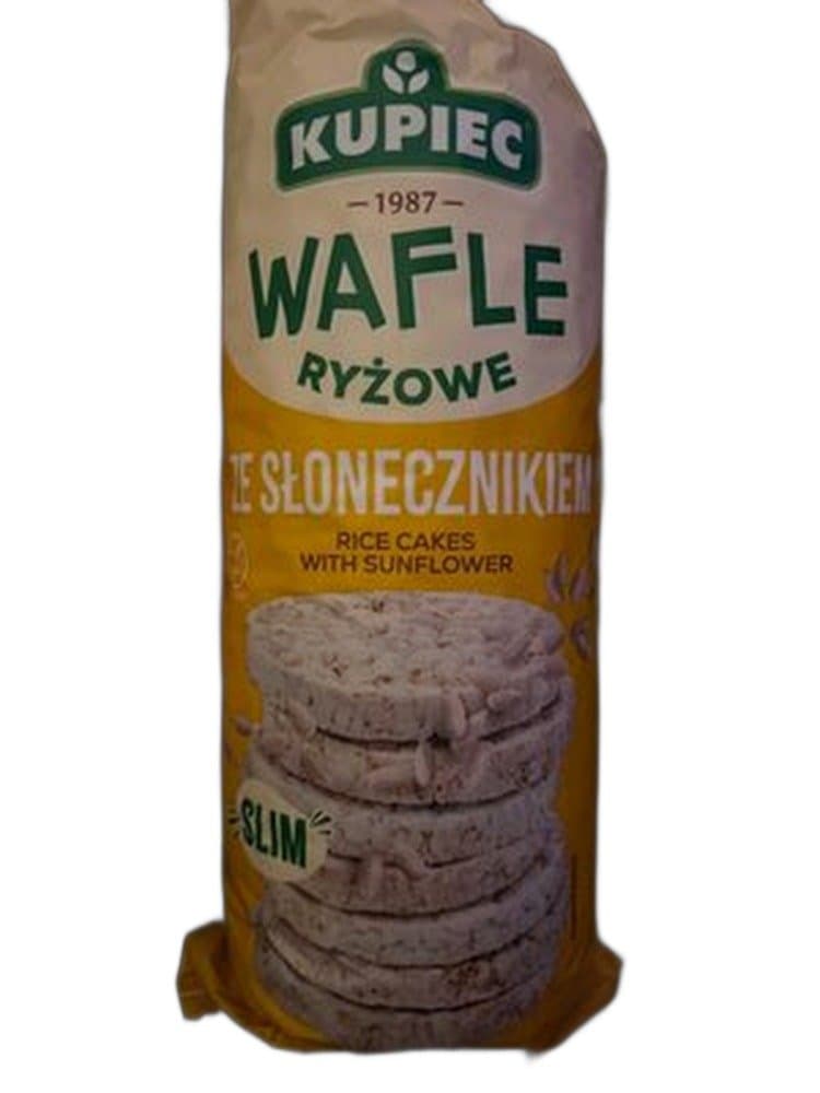 Wafle ryżowe Kupiec z dodatkiem słonecznika 90 g