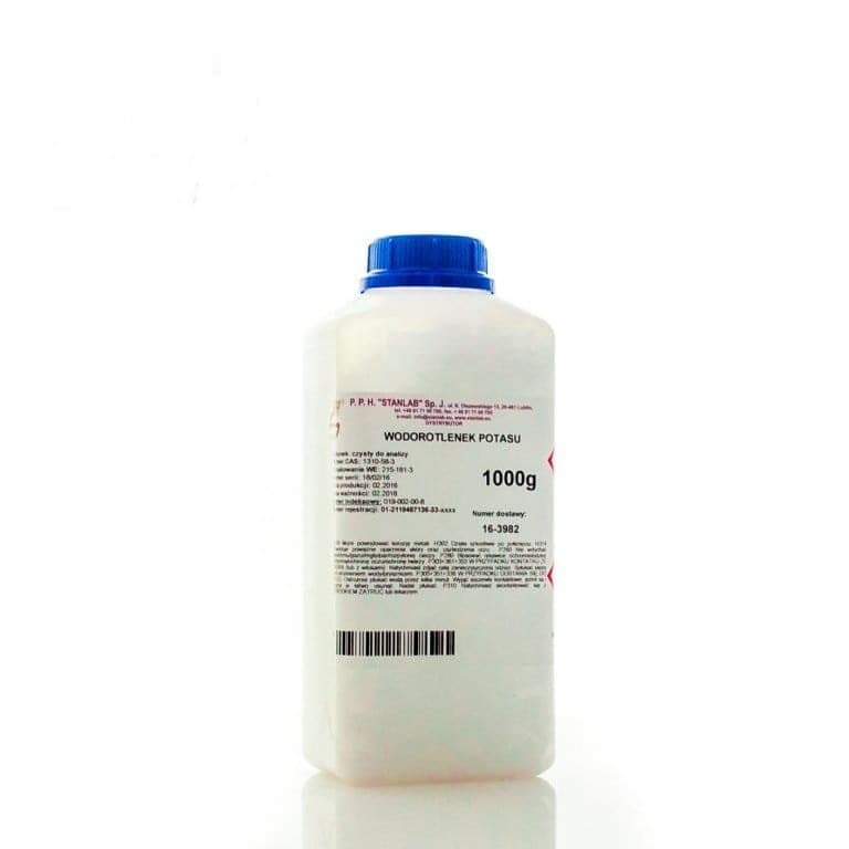 Wodorotlenek Potasu CZ.D.A Granulki 1kg Stanlab