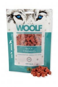 Woolf, przysmak dla psów, Duck Chunkies, 100g