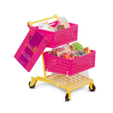 Wózek zakupowy z akcesoriami - Grocery Day Shopping Cart -