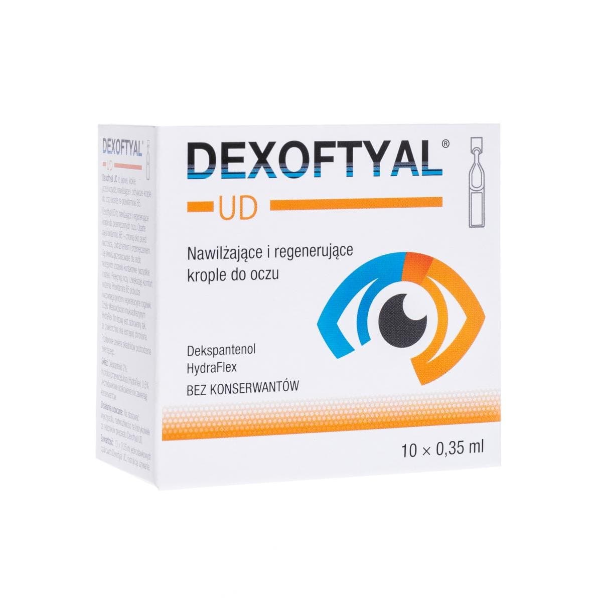 Wyrób medyczny, Dexoftyal UD, krople do oczu, 10 x 0,35 ml