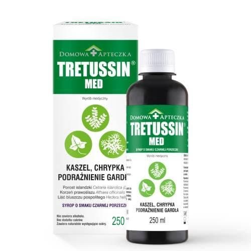 Wyrób medyczny, DOMOWA APTECZKA Tretussin Med syrop, 250ml