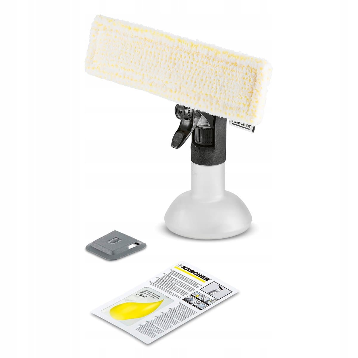 Zestaw Karcher Butelka ze spryskiwaczem + Pad