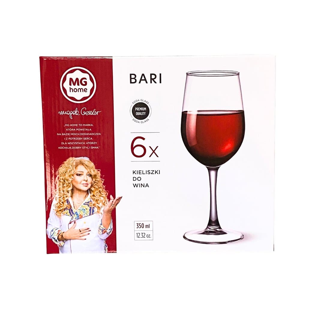 ZESTAW KIELISZKÓW DO WINA 6X350 ML