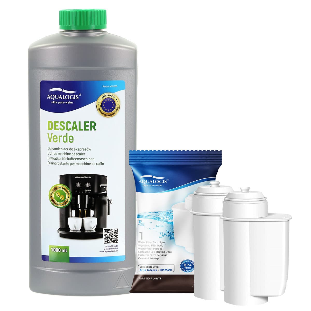 Zestaw Siemens, Filtr Aqualogis AL-Inte 2szt, Verde 1L