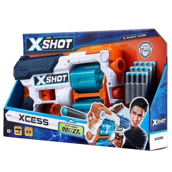 Zuru, wyrzutnia X-Shot Xcess Blaster TK-12 + 16 strzełek