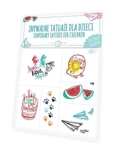 Zuzu Toys, Zmywalne tatuaże, 20 letnich wzorów