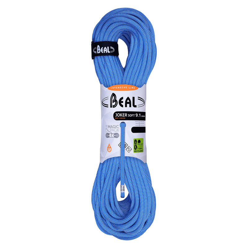 Lina dynamiczna Joker Soft Unicore 9,1 mm (różne długości) Niebieski 70 m Dry Cover