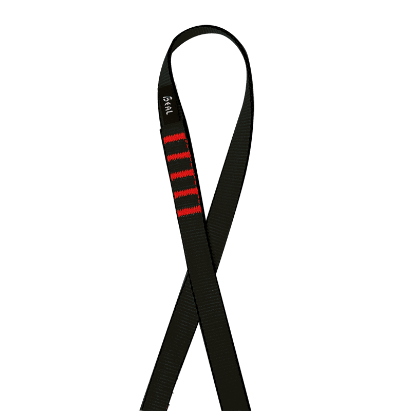 Pętla 18 mm taśma płaska (różne wersje) Czarny 60 cm
