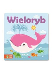 Z książką w kąpieli. Wieloryb