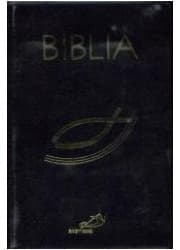 Biblia z rybką z suwakiem - czarna