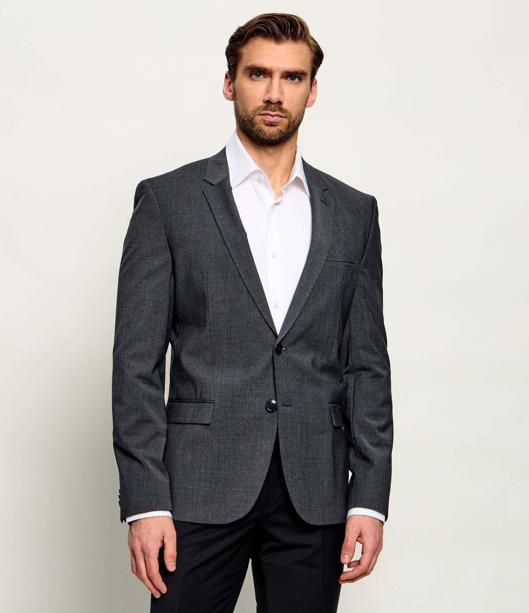 HUGO Wełniana marynarka ArtiM204X | Regular Fit