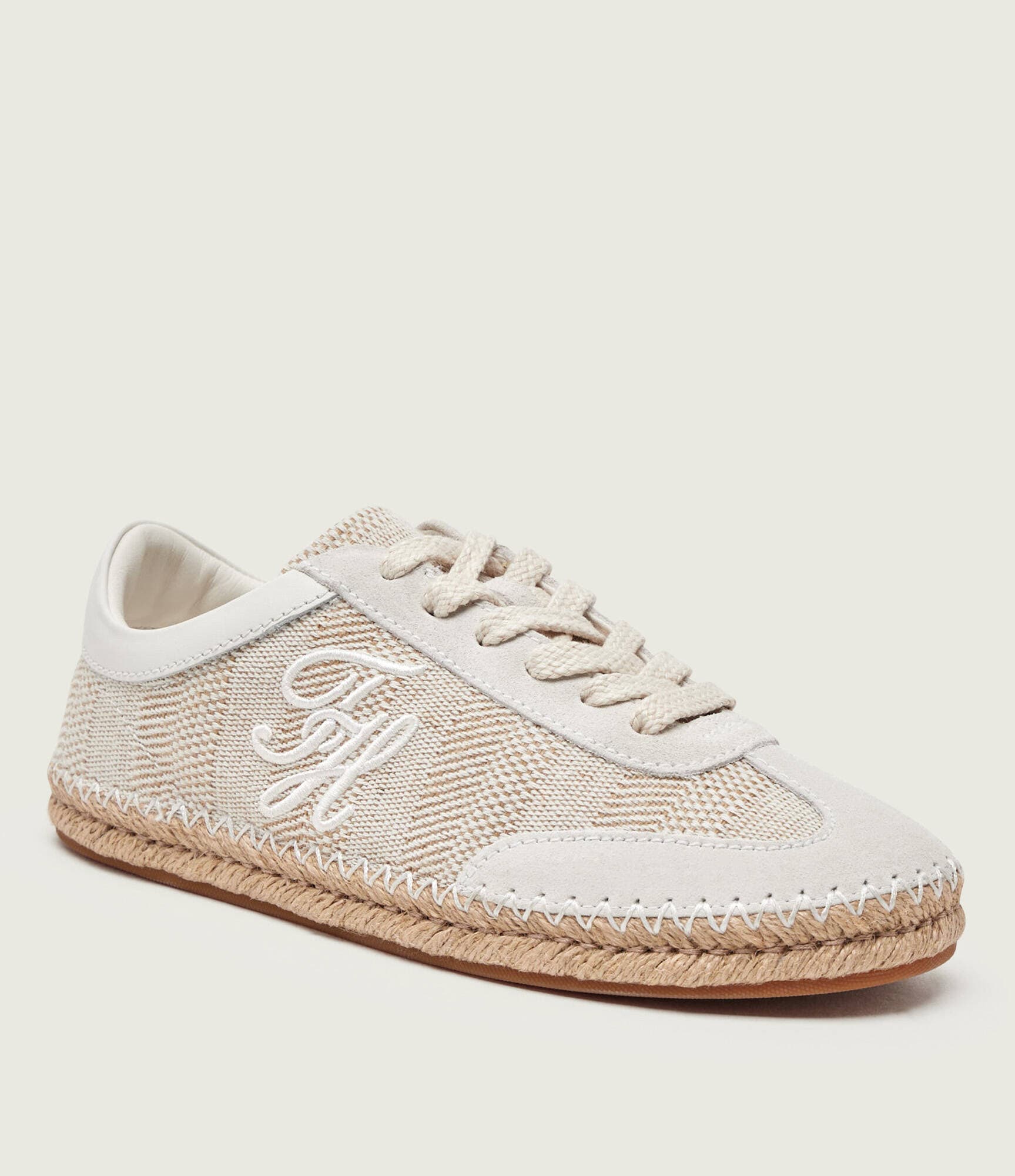 Tommy Hilfiger Sneakersy | zamsz | z dodatkiem lnu