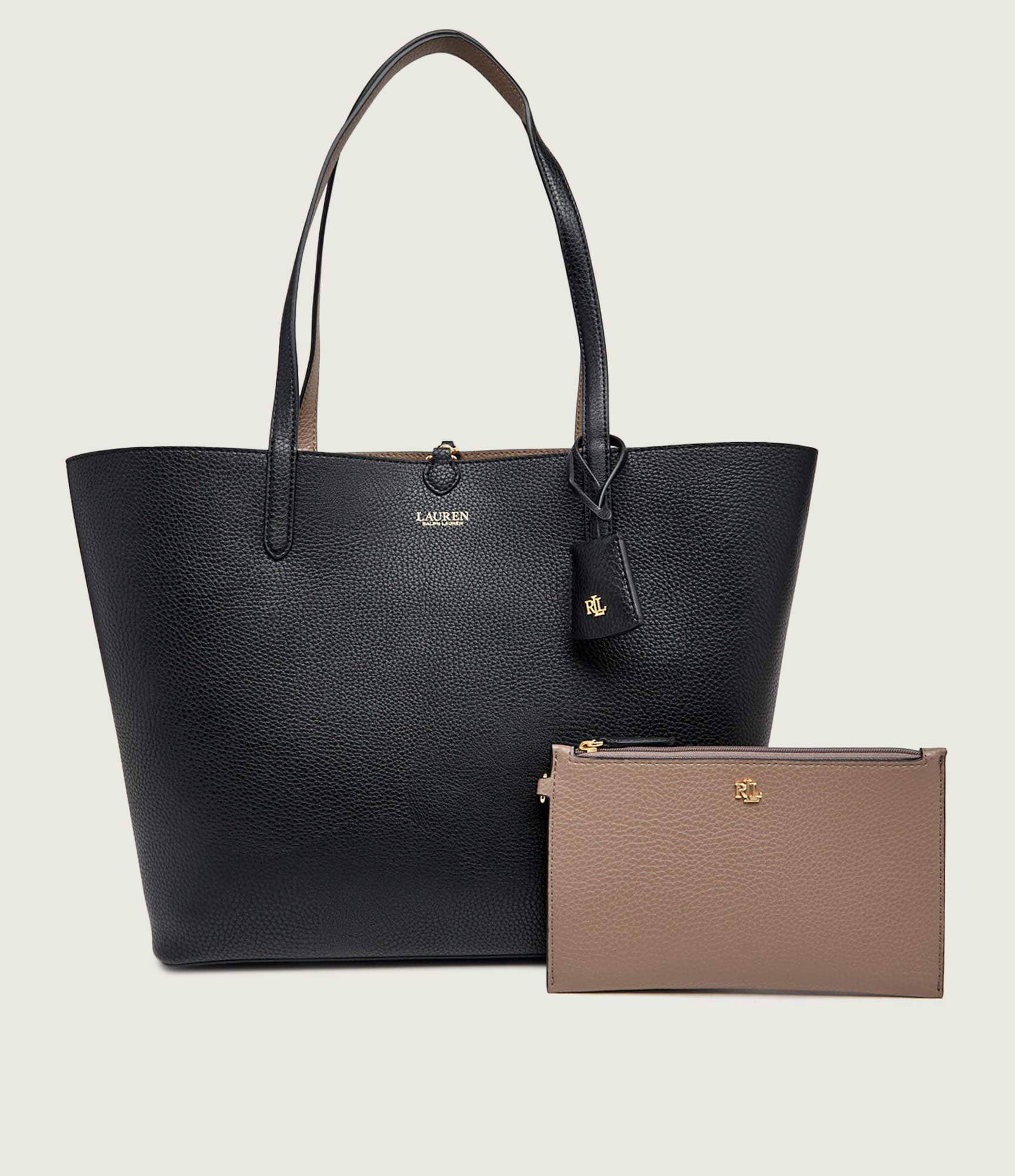 LAUREN RALPH LAUREN Dwustronna shopperka + saszetka