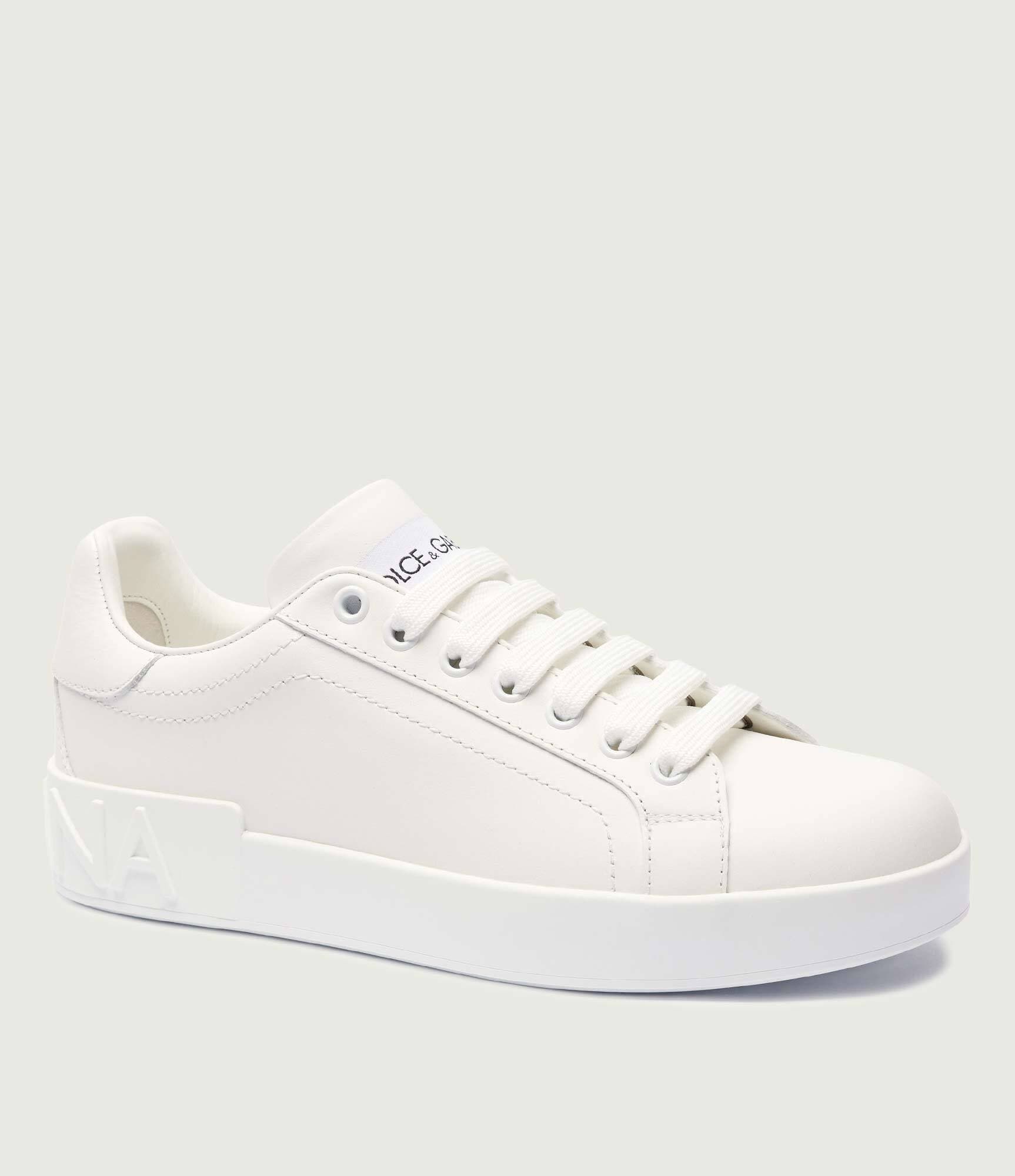 Dolce & Gabbana Skórzane sneakersy