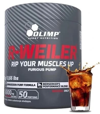 OLIMP R-WEILER 300g CYTRULINA SMAK COLA PRE-WORKOUT AAKG