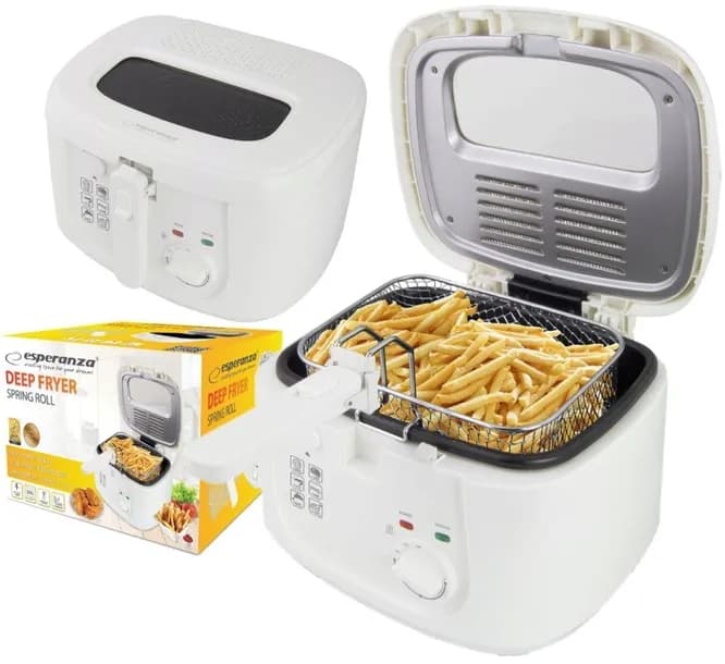 FRYTKOWNICA ESPERANZA SPRING ROLL 2.5L 1800W regulacja temperatury AGD