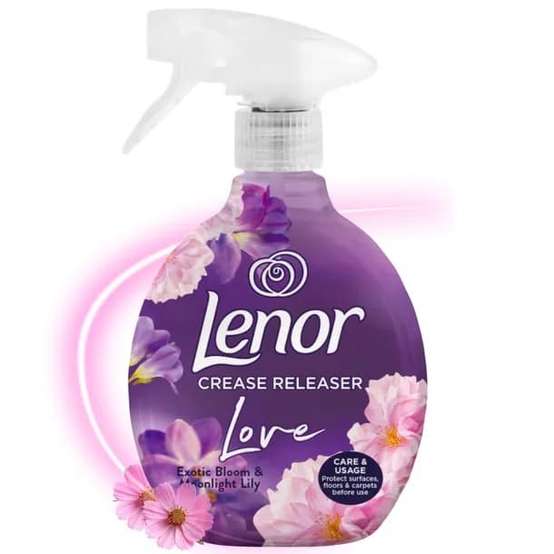 Żelazko w Sprayu Lenor Spray Do Wygładzania Tkanin Exotic Bloom 500ml