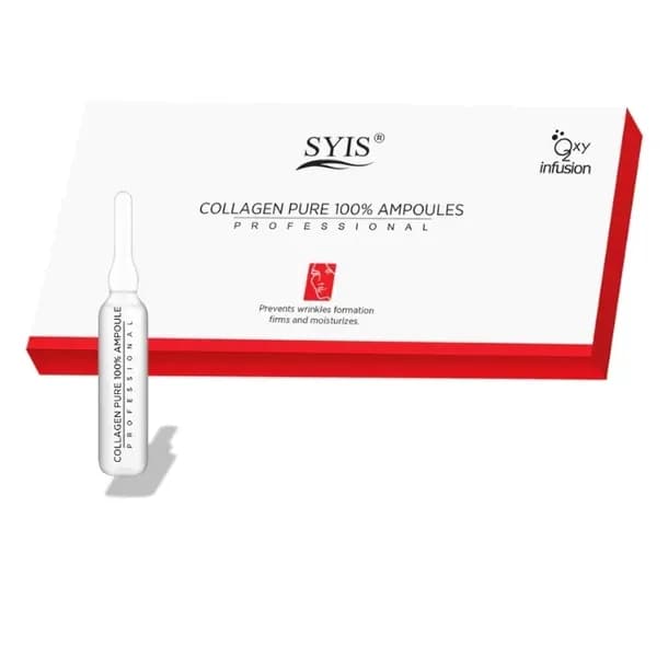 SYIS Ampułka NAWILŻAJĄCO - NAPINAJĄCA - 100% Czystego Kolagenu, 1 x 3 ml