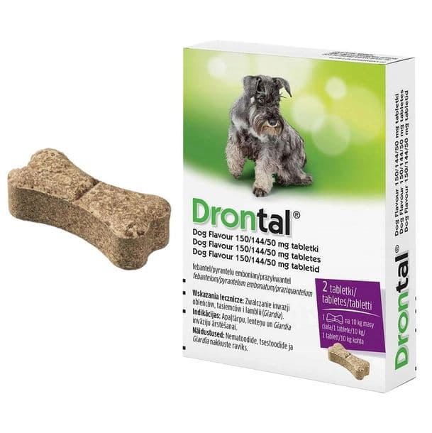 Drontal FLAVOUR dla psów do 10kg 1szt