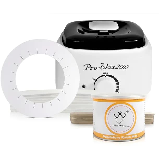 ZESTAW DO DEPILACJI PODGRZEWACZ PUSZCE + WOSK 400ml + PASKI + SZPATUŁY